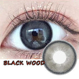 Hotsale 14.20Mm Eye Lenses 1 Year Use Circle Colored Contacts Women Men Anime Accessories Black Wood