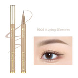 Ultra-fine Liquid Eyeliner Waterproof Glitter Matte Black Brown Shiny Eyeliner Lying Silkworm Pen Eye Beauty Party Makeup Tools