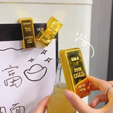 Gold Bar Refrigerator Magnet Personality Creative Creation Interesting New Beer Bottle Opener Opener Refrigerator Magnet