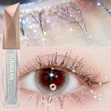 Dazzling Diamond Glitter Mascara - Long-lasting Waterproof Formula, Smudge-proof, Intense Curl & Lengthening Magic, A Beauty Mus