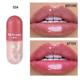 Day Night Instant Volume Lips Plumper Oil Repairing Reduce Lip Fine Line  Clear Lasting Nourishing Serum Cosmetic Sexy Lip Gloss