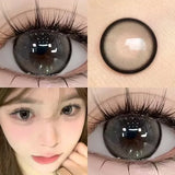 2PCS New Green Prescription Contact Lenses Fashion Pupils Cosmetics Eye Color Lenses Myopia Colored Contact Lenses Blue
