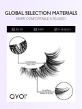 Cat Eye Lashes Faux Mink Eyelashes  Fake Lashes Natural Look Wispy Winged End Eye Elongated Eyelashes