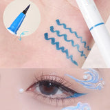 Ultra-fine Liquid Eyeliner Pen Waterproof Lasting Blue Red Sweatproof Quickily Drying Matte Eyeliner Pencil Eyes Makeup Cosmetic