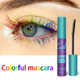 Colorful Slender Mascara Waterproof Fast Drying Curling Eyelashes Extension Multicolor Lashes Makeup Stage And Performance Makeu