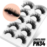 Fluffy Eyelashes 3D Mink False Lashes Fluffy Soft Cross Manga Lashes Wispy Volume Mink Lashes Dramatic Makeup