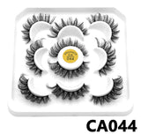 Lashes DD Curl 10-23mm Russian Lashes 3D Mink Eyelashes Reusable Fluffy Russian Strip Lashes eyelashes extensions
