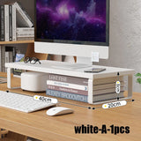 Notebook computer stand desktop computer screen desktop elevated desktop storage and storage pad elevated