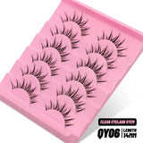 Cat Eye Lashes Faux Mink Eyelashes  Fake Lashes Natural Look Wispy Winged End Eye Elongated Eyelashes