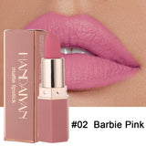 Nude Matte Lipstick Velvet Lipsticks Waterproof Long Lasting Non-stick Cup Lip Stick Not Fading Sexy Red Pink Makeup Cosmetics
