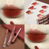 6 Colors Velvet Matte Lipgloss Waterproof Long Lasting Sexy Non-Stick Cup Lip Glaze Makeup Beauty Lips Cheek Rouge Tint Cosmetic