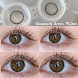 UYAAI Korean Fashion y2k Lenses Color Contact Lenses for Eyes Blue Eye Lens Brown Natural Colored Pupils for Eyes