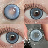 New 1Pair Fashion Big Lenses Myopia Colored Contact Lenses for Eyes Beauty Blue Eyes Lenses Green Pupils Brown Grey Lens