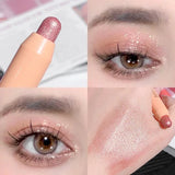 Flash Pearl Eyeshadow Pencil Waterproof Fine Flash Eye Highlighter Lasting Silkworm Eyeliner White Silver Brightening Pen Makeup