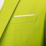 Spring Autumn Fashion New Men's Business Casual Solid Color Suits / Male One Two Button Blazers Jacker Coat Trousers Pants