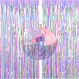 Sparkly Colored Party Rain Curtain for Birthday ,Wedding