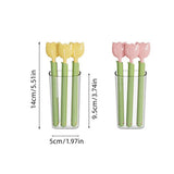 Tulip Shape Magnetic Sealing Clip Sealer Refrigerator Food Bag Clip Moisture-proof Fresh-keeping Clip Milk Powder Snack Clip