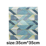 12Pcs 35*30cm High Quality 3D Foam Wall Panel Brick Retro Wallpaper Ceiling Self Adhesive Wallpanel Background  Home Decoration
