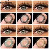 EYESHARE 1 Pair Natural Color Lens Eyes Yearly Color Contact Lenses for Eyes Beauty Contact Lenses Eye Cosmetic Color Lens Eyes