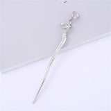 Simple Imitation Pearl Hair Sticks Elegant U-Shape Metal Hairpins For Women Girls Fashion Bun Styling Tools Hair Accessories