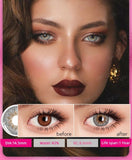1 Pair Color Contact Lenses For Eyes Wildness Natural Yearly Use Lenses Blue Multicolored Contact Lens Beauty Pupils