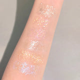 Flowing light, sparkling liquid eye shadow, pearlescent, broken diamond, high-light lying silkworm monochrome eye shadow liquid