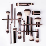 Makeup Brushes Powder Foundation Concealer Blusher Bronzer Eye Shadow Eyebrow Eyeliner Sculpting Brush