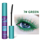 Colorful Slender Mascara Waterproof Fast Drying Curling Eyelashes Extension Multicolor Lashes Makeup Stage And Performance Makeu