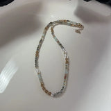 Stainless Steel Retro Necklace Heart Shape Pendant Collarbone Lolita Jewelry Accessories Punk Choker Clavicle Chain Jewelry Gift