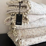 Blanket Light Luxury Ins Crepe Cotton Multi-functional Small Blanket Office Nap Blanket Shawl Cover Blanket