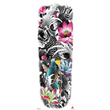 Full-arm Tattoo Stickers With The Crown Of The Virgin Of Jesus And Lion Waterproof Tattoo Stickers