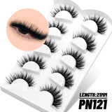 Fluffy Eyelashes 3D Mink False Lashes Fluffy Soft Cross Manga Lashes Wispy Volume Mink Lashes Dramatic Makeup