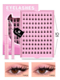 Cluster Lashes Kit Manga Lashes Natural Eyelash extension Cluster Natural Volume Individual Lashes Mixed Tray Lashes