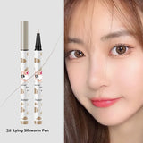 Liquid Eyeliner Lying Silkworm Eyelash Pen Quick Dry Waterproof Long-lasting Black Brown Eyeliner Pencil Beauty Eyes Makeup Tool