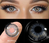 1 Pair Color Contact Lenses For Eyes Pattaya Natural Yearly Use Lenses Blue Multicolored Contact Lens Beauty Pupils