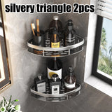 Wall Hanging Corner Rectangular Rack Bathroom Shelf Towel Rack Shelves Wall Shower  Shampoo Rack No Drill Shelf Tripod