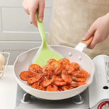 Multi-Purpose Non-Stick Pan Utensils - Silicone Egg Spatula, Wide Pancake Turner, and Egg Flipper for Cooking and Baking
