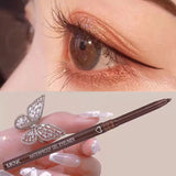 Waterproof Eyeliner Pencil Long-lasting High Quality Professional Makeup Black Brown Purple Eyeliner Pen Easy Wearing Cosmetics