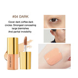 Mini Liquid Concealer High Coverage Corrector Anti Dark Circle Freckle Waterproof Foundation Cream for Face Makeup Base Cosmetic