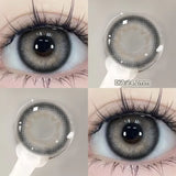1 Pair(2pcs) Brown Beauty Colored Contact Lenses for Eyes Purple Halloween Lens Big Eye Lens Natural Look Gray Blue Lens