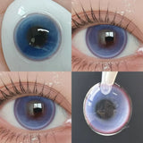 New 1Pair Fashion Big Lenses Myopia Colored Contact Lenses for Eyes Beauty Blue Eyes Lenses Green Pupils Brown Grey Lens