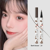 Liquid Eyeliner Lying Silkworm Eyelash Pen Quick Dry Waterproof Long-lasting Black Brown Eyeliner Pencil Beauty Eyes Makeup Tool