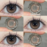 1 pair New Purple Halloween Colored Contact Lenses Beauty Myopia Lens for Eyes Fashion Big Eye Lenses Natural Blue Lenes