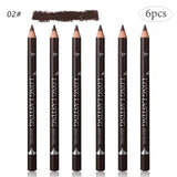 6/12Pcs Eye Brow Pencil Waterproof Professional Women Eye Makeup Pen Easy Color Natural Black Brown Cosmetic Beauty Eyebrow Tool