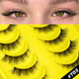 Half Lashes Cat Eye Lashes Soft Natural Clear Band Lashes Natural Look Faux Mink Wispy Mink Eyelashes Makeup
