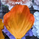 10 Pcs Artificial Crepe Paper Petals DIY Large Peony Flower Wedding Decor Paper Flowers Birthday Party Event Home Backdrop Decor
