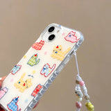 Cute Cat Animal Phone Case for IPhone 13 Funda IPhone 14 15 16 Pro Max 15pro 14pro Lovely Kitty Silicone Soft Protective Cover