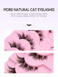 Cat Eye Lashes Faux Mink Eyelashes  Fake Lashes Natural Look Wispy Winged End Eye Elongated Eyelashes