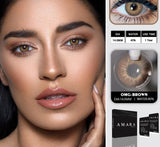 1 Pair Color Contact Lenses for Eyes Natural Brown Lenses Beauty Fashion Monet Lense Blue Lenses Green Eye Contact
