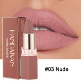Nude Matte Lipstick Velvet Lipsticks Waterproof Long Lasting Non-stick Cup Lip Stick Not Fading Sexy Red Pink Makeup Cosmetics